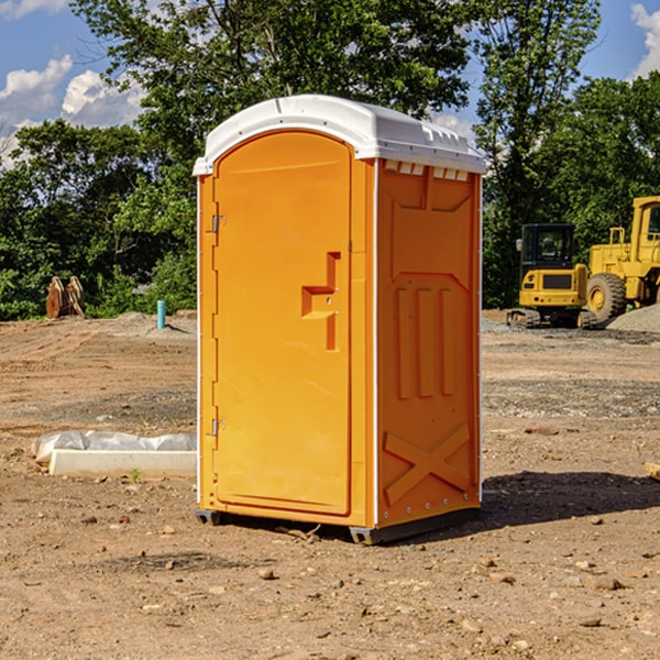 are there any restrictions on where i can place the porta potties during my rental period